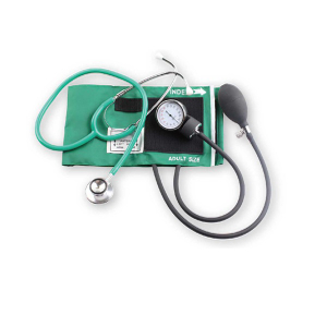 Ce/ISO Approved Medical Aneroid Sphygmomanometer with Double Head Stethoscope (MT01029045)