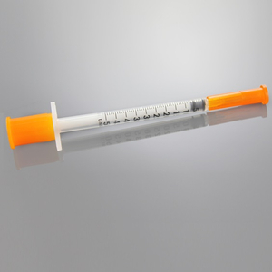 CE/ISO Approved Disposable Insulin Syringes 0.5ml with Fixed Needle (MT58005015)