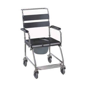 Ce/ISO Approved Medical Cheap Medical Stainless Steel Commode Wheel Chair (MT05030063)